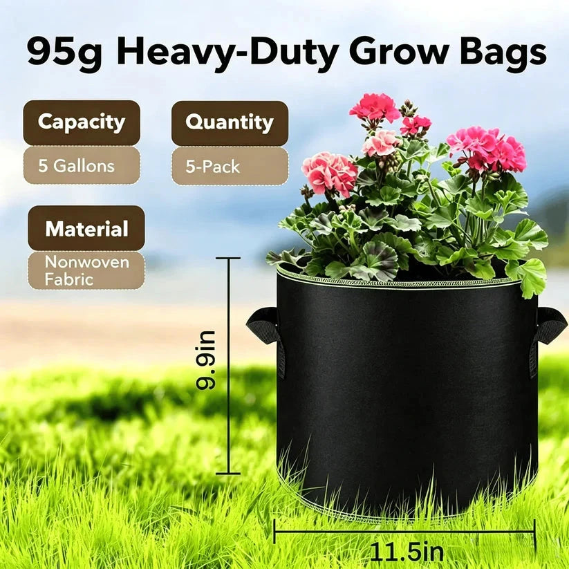 Breathable Fabric Grow Bags
