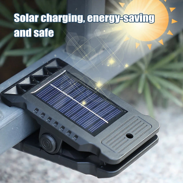 Portable Clip-On Solar Tent Light