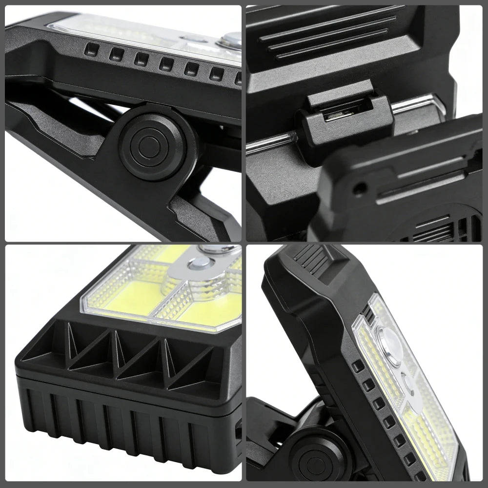 Portable Clip-On Solar Tent Light