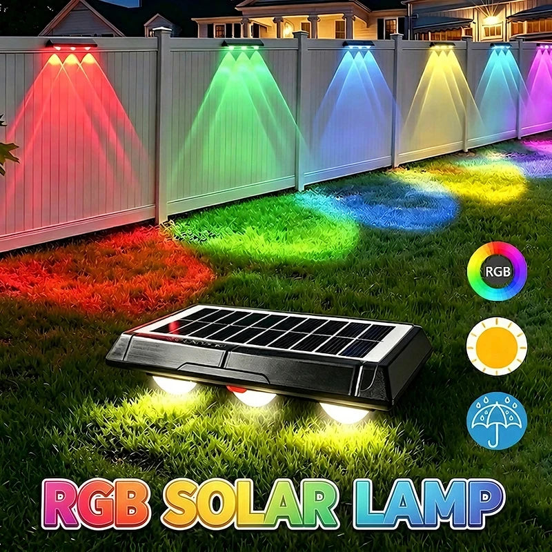 Solar Powered RGB Spotlight