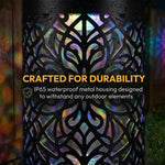 Solar Mandala Wall Light