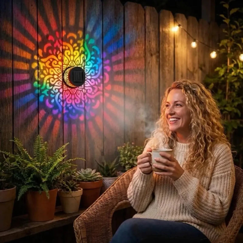 Solar Mandala Wall Light