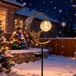 Hummingbird Moon Solar Stake Light 🌙✨