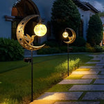 Hummingbird Moon Solar Stake Light 🌙✨