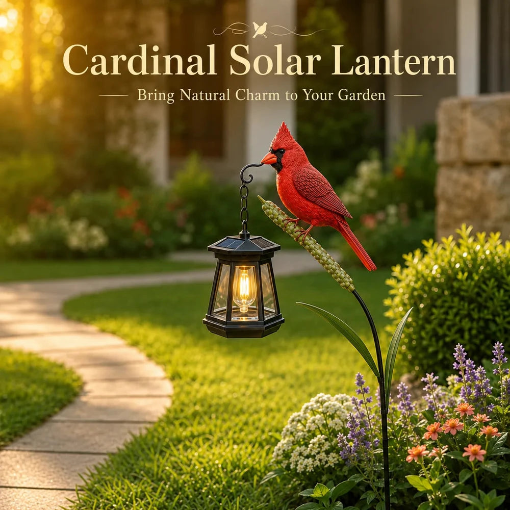 Cardinal Solar Garden Light