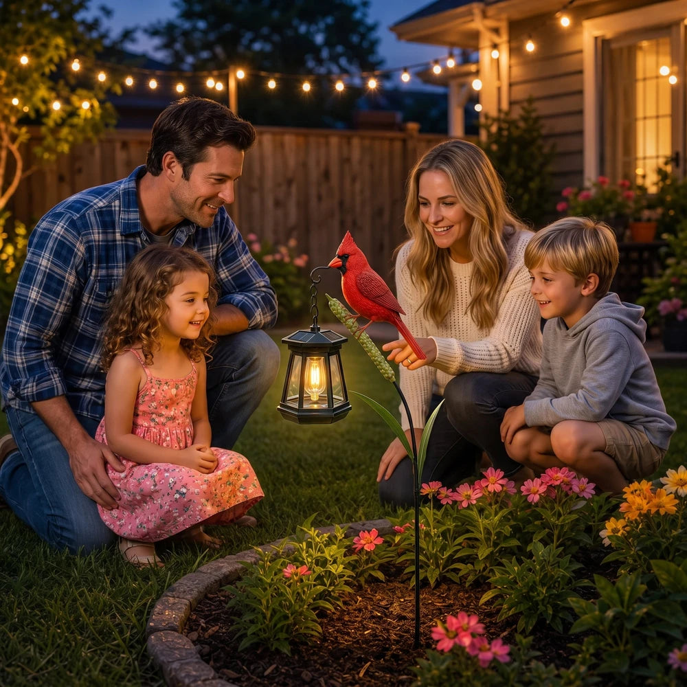 Cardinal Solar Garden Light