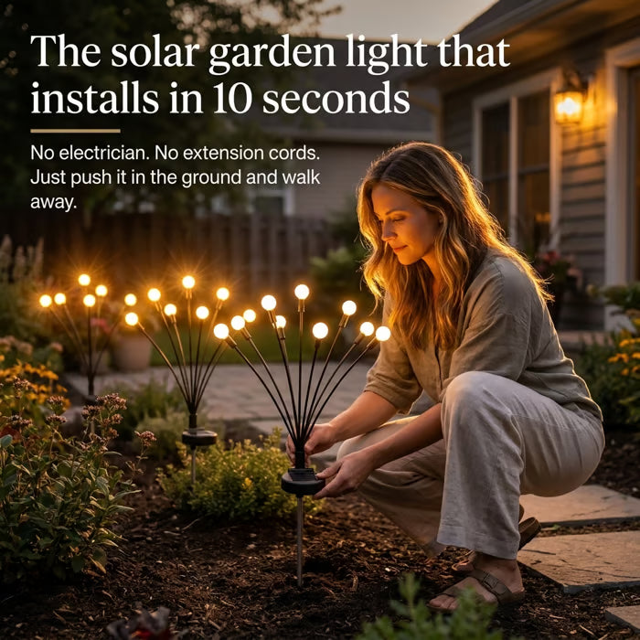 Last Day 50% OFF 🔥 8 LED Solar Powered Firefly Light