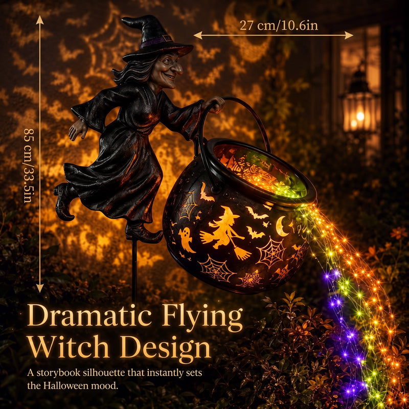 🎁Today 49% OFF🎁Halloween Witch Cauldron Garden Light